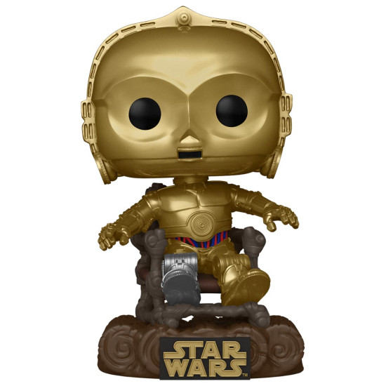 Funko Pop! Star Wars C3P0 in chair (RotJ 40th)